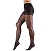 Truform Sheer Compression Pantyhose, 8-15 mmHg, Women's Shaping Tights, 20 Denier, Black, Queen Plus