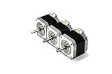 HICTOP Nema 17 Stepper Motor Bipolar 1.5A 57oz.in 40mm 4-lead for 3D Printer/CNC 3PCS