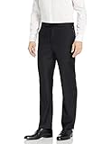Calvin Klein Men's Modern Fit 100% Wool Tuxedo Suit Separate (Blazer and Pant), Black, 34 X 30
