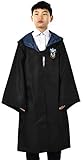 Miliano Embroidered Hooded Cloak Robe Cosplay Costume Kids/Audlt Size
