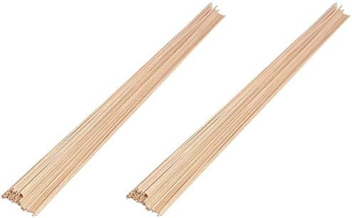 Pitsco Education 52734 Balsa Wood, 1/8" x 1/8" x 36" (Pack of 50) (2-(Pack of 50))