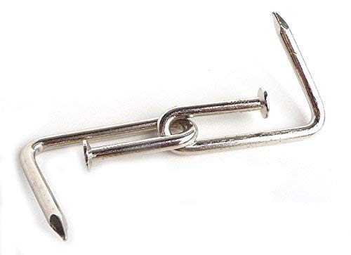 Logica Puzzles Art. Paris Nails - Metal Brain Teaser - Difficulty 2/6 Medium - Travellers Collection