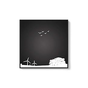 Framed Canvas Wall Art for Living Room, Bedroom Abstract Trees Canvas Prints for Home Decoration Ready to Hang - 16x16 inches