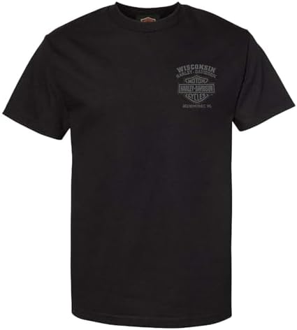 Amazon.com: Harley-Davidson Men's T-Shirt Eagle Graphic Short