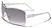 Khan Fashion Sport Men's Shield Aviator Sunglasses Shades