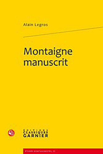 Montaigne manuscrit