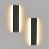 Klighten 14W Wandlamp Badkamerlamp, Pack van 2, LED Muur Warm Wit 2700-3200K Wandspiegel Licht Wandlamp Badkamer Lamp…