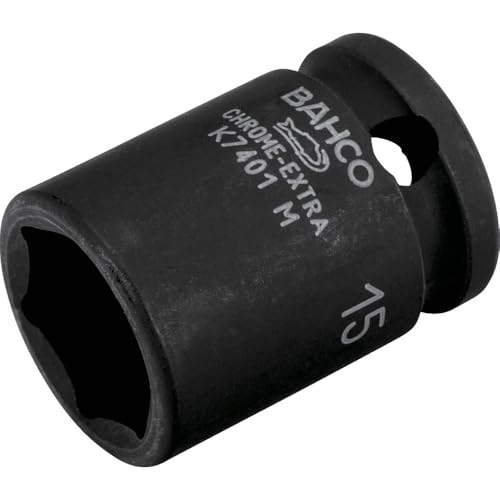 Bahco K7401M-10 Hexagon Socket, Black, 3/8-Inch/10 mm