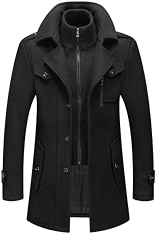 ジャケット・アウター 24aw Super160'sWOOLDOUBLECLOTH PEA COAT chouyatou Men's Winter Stylish Wool Blend Single Breasted Military