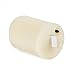 Kohree Flameless Battery Operated LED Pillar Candles Unscented Ivory Votive Timer Candles Daily Auto On Off, Amber Yellow Flame(12 Set)