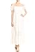 Anna-Kaci Women’s Boho-Chic Off-Shoulder Lace Maxi Dress with Smocked Detailing