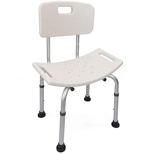 PrimeMatik Shower chair with adjustable height for bathroom Buy