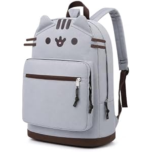 ARFMUAJI Cute Cat Ear Backpack, Lightweight Kawaii Travel Daypack | Cute, lightweight cat ear backpack designed for travel, s
