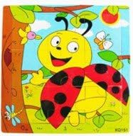 (C) 8 Sets Different Wooden Puzzles Kids Children Animal Toys, Age 1-4, Ladybug Giraffe Panda Pig Snail Swan Lion Turtle