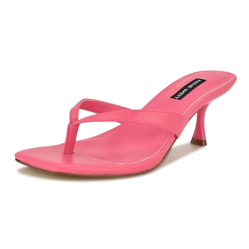 Nine West Women’s Andela Heeled Sandal, Neon Pink 661, 6.5