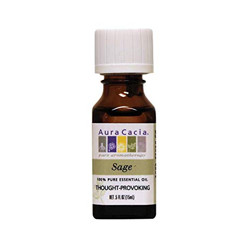 Aura Cacia Sage Essential Oil, 0.5 Oz