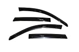 Auto Ventshade 94455 Original Ventvisor Side Window Deflector Dark Smoke, 4-Piece Set for 2003-2008 Pontiac Vibe/Toyota Matrix