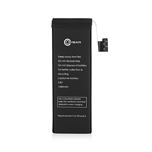 OMBAR Replacement Battery for iPhone 5 with Repair Kit Li-polymer -New OMBAR Replacement Battery for iPhone 5 with Repair Kit Li-polymer -New