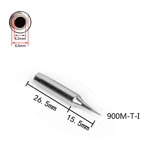 Solder Iron Tips 10pcs for Hakko Hakko, Radio Shack, TENMA, ATTEN, QUICK, Aoyue, Yihua Soldering Station Tool 900M 936 937 907