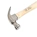 Amazon Basics Hickory Wood Handle Claw Hammer, 8 oz, Silver, Beige