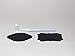 8 Ounce Amber Plastic Bottle with Black Lotion / Shampo Dispenser, 2 Pack with Paint Pen and Chalkboard Labels