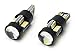 iJDMTOY High Power 19-SMD 921 912 920 168 T10 Projector Lens Replacement Bulbs Compatible With Truck 3rd Brake Lights, Xenon White