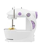 PARIWAR Mini Sewing Machine Desktop Multi functional 4 in 1 Electric Household Double Stitches Sewing Tools