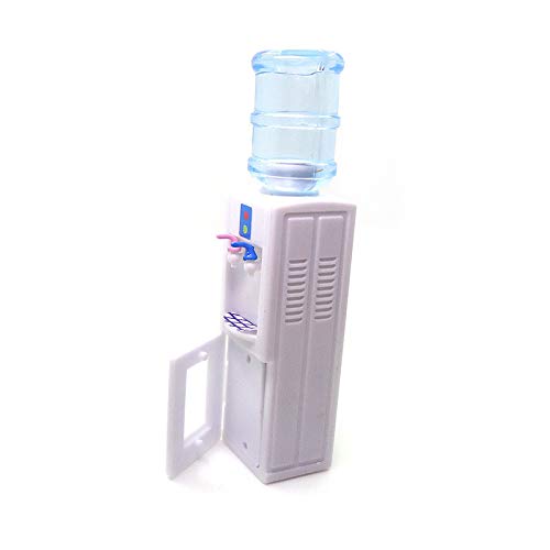 Mini Water Dispenser Miniature Life Play Scene Model for 1:12/1:6 Dollhouse Accessories and Furniture,Binory Creative Hand Crafts Birthday Gift for Boys Girls Adults,DIY Your Own Doll Play House(B)