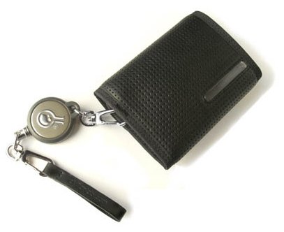 Civilian Rewind Duo Retractable Cable Security Wallet, Black