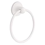 Franklin Brass 127776 Astra Collection Towel Ring, White