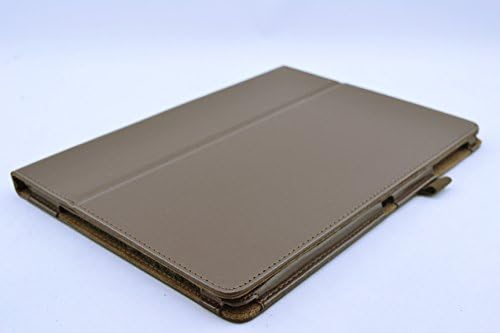 Leather Case + Screen Protector + Stylus + Free Charging Cable for Samsung Galaxy Tab S 10.5 (10 " inch) Features: Multi-Angle Folding Stand Cover Folio with Magnetic Smart Closure Sleep/Wake Feature (Compatible Models: T800, T805, SM-800, SM-T805) - Brown