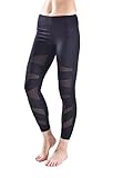 ctshow Women's Long Mesh Workout Sports Tights Gym Yoga Pants leggings