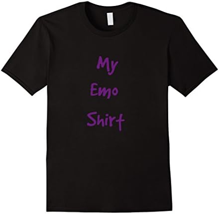 Men's My Emo Shirt  Medium Black