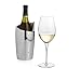 nambe Spiral Wine Chiller | Tabletop Metal Wine Cooler Bucket to Keep Wine Cold | Insulated Wine Bottle Chiller for Parties, Cocktail Bar, Holidays, and Housewarming Gifts | 4.5