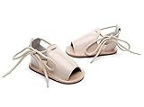 Bebila Open Toe Baby Sandals Summer Lace Up Baby