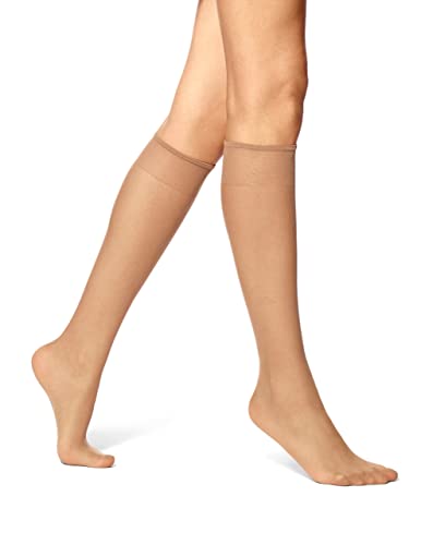 No Nonsense Reinforced Knee Pads for Women 10 Pairs Pack