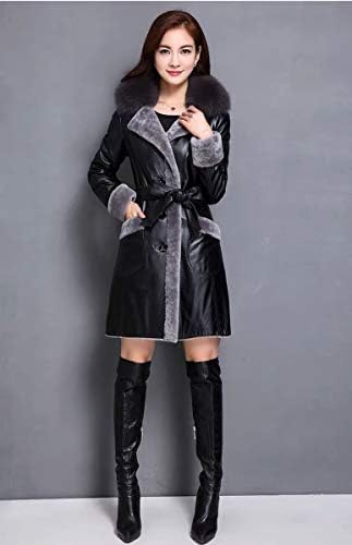 ジャケット レディース ロングコート トレンチコート 革コート 羊革 ライダースジャケット バイクジャケット 大きいサイズ 革 ラム革コート