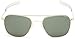 Randolph Aviator Square Sunglasses, 58, 23K Gold, Bayonet, AGX Lenses