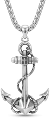 Amazon.com: Belinda Jewelz - Anchor Necklace, 20” Anchor Necklace