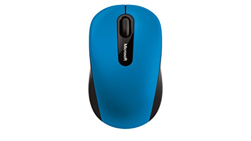 Microsoft Bluetooth Mobile Mouse 3600 - Azul. Comfortable Design, Right/Left Hand Use, 4-Way Scroll Wheel, Wireless Bluetooth Mouse for PC/Laptop/Desktop, Works with for Mac/Windows Computers