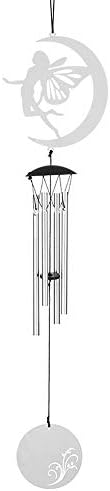 4 Aluminum Tuned Tubes Metal Fairy Wind Chimes Outdoor Indoor, Metal Wind Bell Chime for Home Garden Patio Yard Decor