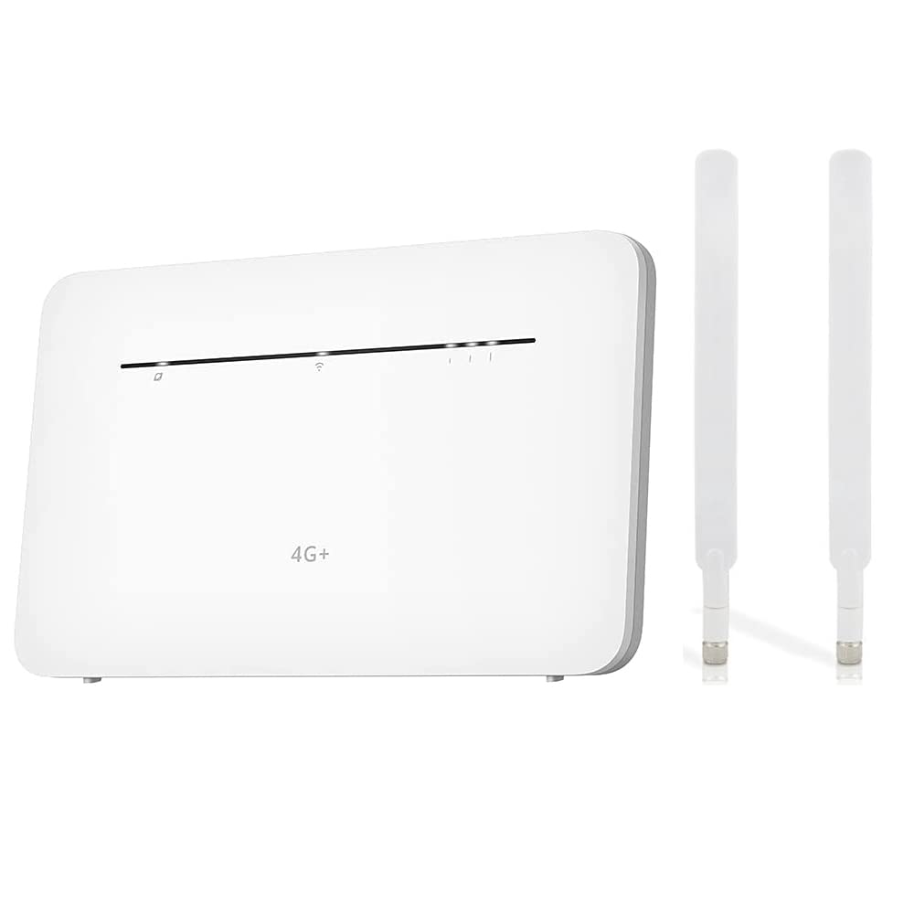 Unlocked B535-333 4G+ Wi-Fi Router (White). 400Mbps. Will work with any Mobile Network Worldwide. Includes 2 x External Antennas
