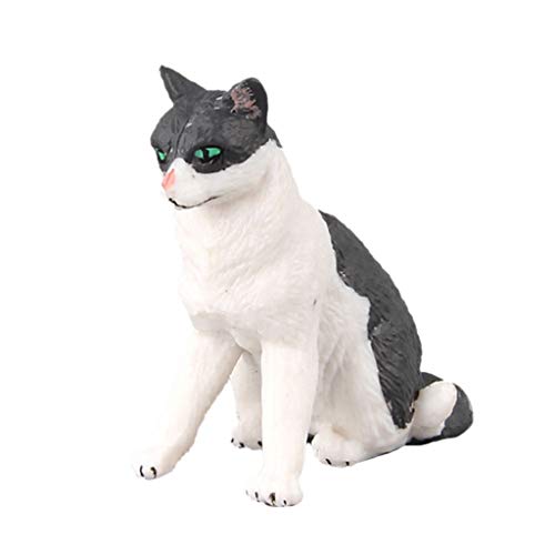 TwJim 10 Styles Realistic Cat Action Figures Toy Set Doll Pet Cat Model for Kids Boys Girls Cake Topper Cake Decoration Accessories - Thumbnail 7
