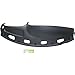 Evan-Fischer Graphite Grey Molded Plastic Dash Cap Skin Overlay Fits 1998-2001 Dodge Ram 1500 and 1998-2002 Dodge Ram 2500 3500 Trucks Dash Cover