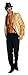 Rubie's Deluxe Men's Gold Sequin Jacket, Gold, Large Costume