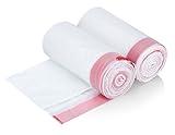 Feiupe 2.6 Gallon Drawstring Trash Bag Garbage Bag Trash Can Liner (120 Bags)