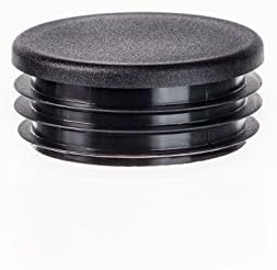 10 pcs. Round tubing end Cap 55 mm (2,17 inch) Black Plastic tubing end caps Plugs