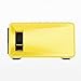 DeepLee Mini Projector, DP300 Portable LED Projector support PC Laptop USB Stick USB/SD/AV/HDMI Input for Video/Movie/Game/Home Theater Video Projector- Yellow