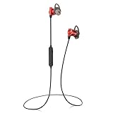 Charmast Bluetooth in Ear Headphones Wireless Earphones Magnetic Earbubs IPX4 Sweatproof Noise-Cancelling Sports for Running Exercise Gym (cm-7 Redheat)