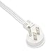 Amazon Basics 25-Foot 3- Prong Flat Plug Grounded Indoor Extension Cord with 3 Outlets - 13 Amps, 1625 Watts, 125 VAC, White
